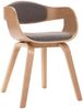 vidaXL Esszimmerstühle 2 Stk. Bugholz und Taupe Stoff 287390 Bild 3
