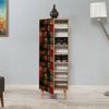 Dmora Schuhschrank Giadeite, Schuhregal, Mehrzweck-Eingangsgarderobe, Möbel für Schuhe, 50x38h135 cm, Eiche und Multicolor Bild 5