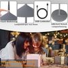 ZMH Kabellose Tischlampe, Akku, wiederaufladbare Nachttischlampe – 2er-Set, LED-Tischlampe, 1800 mAh, wiederaufladbar, Touch-dimmbar, schwarz, moderne Außenlampe, IP44, wasserdicht, USB Bild 5