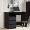 vidaXL Schreibtisch Schwarz 102x50x75 cm Holzwerkstoff 860464 Bild 3