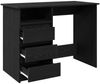 vidaXL Schreibtisch Schwarz 102x50x75 cm Holzwerkstoff 860464 Bild 5