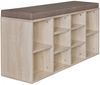 Schuhbank Sitzbank mit Sitzauflage DOLIS Sonoma 103x30 cm Bild 4