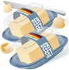 uandu home Butterdose mit Deckel Kunststoff, Butterbehälter, Butter dish, Butterdosen, (Butterschale mit Deckel, Butterdose spülmaschinenfest, Butterbox, Butter Box Dose) Bild 2