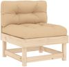 vidaXL Mittelsofas mit Kissen 2 Stk. Massivholz Kiefer 825457 Bild 4