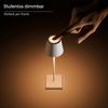 SIGOR LED Tischleuchte NUINDIE Pocket Nachtschwarz, Dimmbar, LED fest integriert, Warmweiß Bild 3