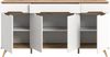 Home affaire Sideboard Alesund, Breite 185 cm, 4 Türen, 1 Schubkasten, konischer Fuß, Scandi-Look, Anrichte, Schrank, Kommode, Wohnmöbel, Wohnzimmer Bild 4