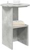 vidaXL Beistelltisch Betongrau Ø 39,5 x 55 cm Holzwerkstoff 8001040 Bild 3