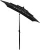 vidaXL Sonnenschirm mit Aluminium-Mast 3-lagig Schwarz 2x2 m 313850 Bild 3