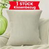 Amilian Kissenbezug - Kissenhülle - Zierkissenbezug - Kopfkissenbezug, (1 Stück), 45x45 cm, für Sofakissen, Dekokissen, Kissen, Zierkissen, Couchkissen Bild 2