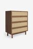 MADE Kommode MADE. COM Pavia Hohe Rattan-Kommode – 4 Schubladen (1 St) Bild 3