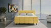 Boxspringbett Luna - Samtstoff - beige - 180x200 cm Bild 3