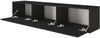 Selsey 'Framme' hängendes TV-Board mit drei Klappen, Schwarz, 150 cm Bild 4