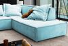 KAWOLA Sofa SAMU Ecksofa Stoff hellblau Recamiere rechts 72 x 224 x 226 cm Bild 5