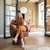 Bronx71 Sessel Lenn drehbar Chenille beige Bild 3