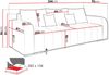 Schlafsofa Kojos Boucle (Farbe: Lambi 08) Bild 5
