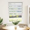 vidaXL Doppelrollo Weiß 70x100 cm Stoffbreite 65,9 cm Polyester 4014723 Bild 2
