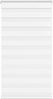 vidaXL Doppelrollo Weiß 70x100 cm Stoffbreite 65,9 cm Polyester 4014723 Bild 1
