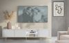 Selsey 'Bello' TV-Lowboard mit Lamellenfronten und LED, Weiß / Gold, ca, 44 x 175 x 31 cm Bild 2