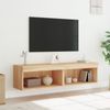 vidaXL TV-Schränke mit LED-Leuchten 2 Stk. Sonoma-Eiche 60x30x30 cm 837132 Bild 5