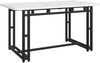 120x70cm Leichter Luxus Esstisch,(1-St), Gestell aus Metall Rechteckiger Esstisch aus Moderner Küchentisch mit Metallbeinen für Esszimmer Wohnzimmer, Schwarze Tischbeine Bild 5