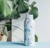 Quokka Solid Trinkflasche 510 ml GRAY BOUQUET Edelstahl Doppelwandig Heiß Kalt isoliert Bild 2