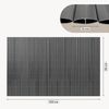 PVC Sichtschutzmatte Cefalu 90x300 cm 19mm Anthrazit [casa. pro] Bild 2