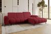 99rooms Milano Ecksofa Chenille APHRODITE Chianti Rechts mit Sitztiefenverstellung Bild 1