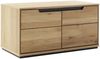 Garderoben-Set >ARAYA< (4-teilig) in Eiche teilmassiv - 158x195x40,5 (BxHxT) Bild 2