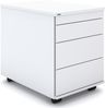 ASSMANN Rollcontainer Pontis mit Metallfront und 4 Schubladen Weiß 42x58x53cm Holz Bild 5