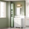 SoBuy BZR34-II-GR Badezimmer-Hochschrank, MDF, Lackiert, Grün, 20 x 180 x 20 cm Bild 5