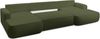 AX LIVING Ablia Sofa U-Form mit Schlaffunktion Dunkelgrün 364 cm Bild 3