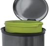 Eko Treteimer Luna 5 l Kosmetikeimer Mülleimer Abfalleimer Edelstahl Soft Close Bild 2