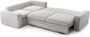 AX LIVING Cord Schlafsofa Couch hellgrau Treville mit Schlaffunktion L Bild 2