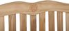 Gartenbank NINA 2-Sitzer - 120cm Breit, Teak, Hellbraun | Terrassenbank Wetterfest Sitzbank Outdoor Bank Bild 4