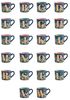 Next Becher Tasse mit Buchstaben-Motiv, Kolibri, 1-tlg, Steingut Bild 3