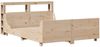 vidaXL Massivholzbett ohne Matratze 120x190 cm Kiefernholz 3306477 Bild 3