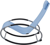 Gartenliege Stoff Blau CAMPO Bild 5