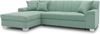 DOMO. collection Ecksofa Capri, Sofa in L-Form mit Füßen aus Chrom, Eckcouch, Polsterecke, Couch 239 x 152 x 75 cm (BxTxH), mint Bild 3