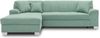 DOMO. collection Ecksofa Capri, Sofa in L-Form mit Füßen aus Chrom, Eckcouch, Polsterecke, Couch 239 x 152 x 75 cm (BxTxH), mint Bild 2