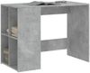 vidaXL Schreibtisch Betongrau 102x50x75 cm Holzwerkstoff 840544 Bild 3