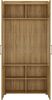 Vitrine Coswig / Cortina, Holzwerkstoff, Holzfarben, 93 x 195 x 37 cm Bild 2