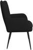 vidaXL 2-Sitzer Sofa Schwarz 115 x 61 x 87 cm Stoff 42028904 Bild 5