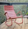 Luxembourg Schaukelstuhl Latte Beige Bild 5