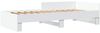 vidaXL Bettgestell mit Kopfteil Weiß 80 x 200 cm Holzwerkstoff 8009035 Bild 3