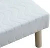 Vente-unique - ASTHENIS Lattenrost und Bettrahmen Stoff Weiß - B 160 cm x H 31 cm x L 200 cm Bild 4