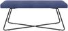vidaXL Bank Uni Polizeiblau 110 x 40 x 45 cm Samt 42038355 Bild 4