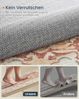 Songmics HOME Teppich, 120x170 cm, Wohnzimmerteppich, Rutschfester Teppich, traditioneller Vintage-Stil, maschinenwaschbar, Cappuccinobeige Bild 3