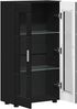 vidaXL Sideboard FLORIN Schwarz 55,5 x 29 x 100 cm Holzwerkstoff 880252 Bild 5