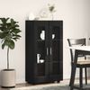 vidaXL Sideboard FLORIN Schwarz 55,5 x 29 x 100 cm Holzwerkstoff 880252 Bild 4