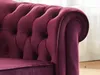 Sessel CHESTERFIELD - Samt - Pflaumenfarben Bild 2